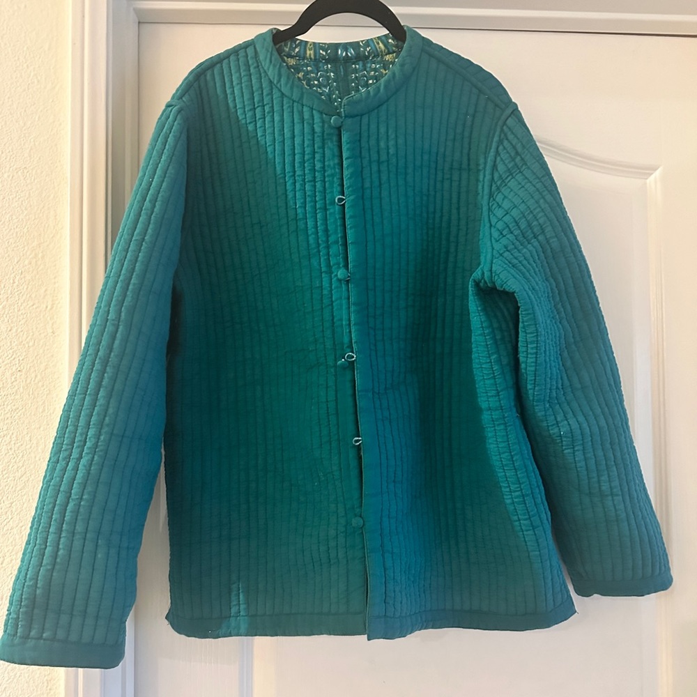 Vintage unisex Reversible quilted jacket - Picture 6 of 7